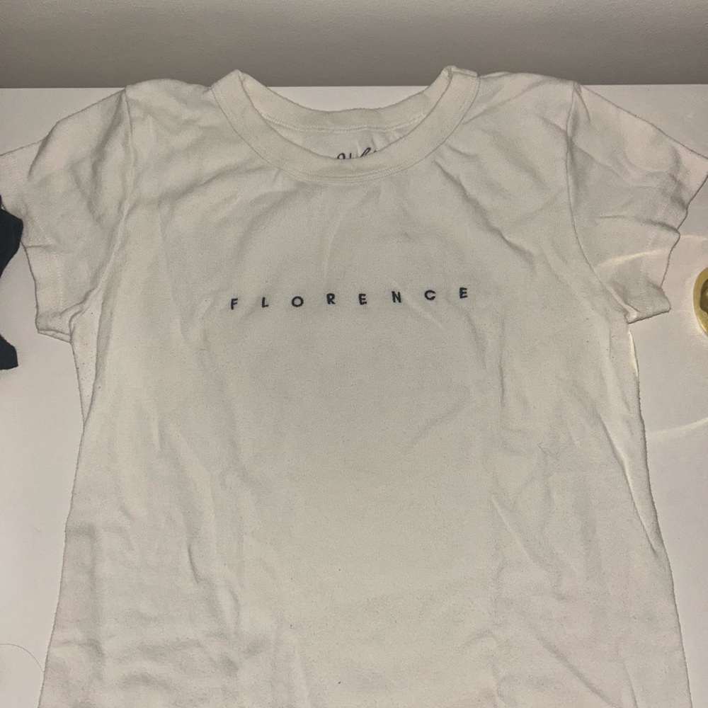 Brandy Melville White 'Florence' Tee